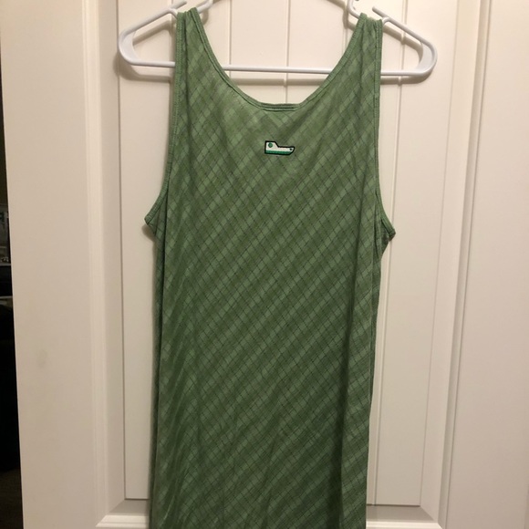 Green Swimsuit cover-up dress. - Picture 6 of 8